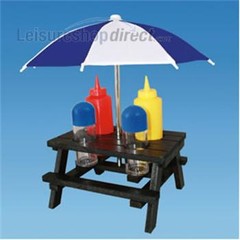 Novelty Condiment Picnic Table