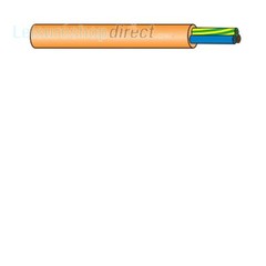 Flexible PVC Mains Cable Orange