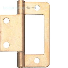 Flush Hinge Steel, Bronzed, 50mm for Inset Doors