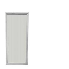 Shower door and frame