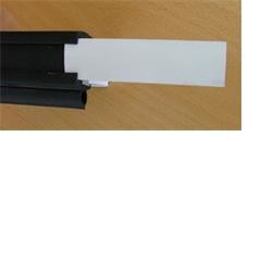 Insert for opening window rubber