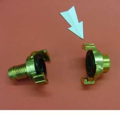 Bayonet Waste Connector 1" BSP Threaded