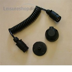 12N Coiled Cable with Two Plugs-