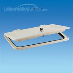 Battery Box Door and frame with Infill - white