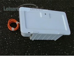 Battery box complete with door and infill, white