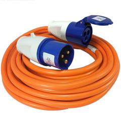 Motorhome Campervan Xtremeleisure 25M Meter Leisure 240V Hook Up Cable Lead With UK Conversion Adapter Lead for Caravan 