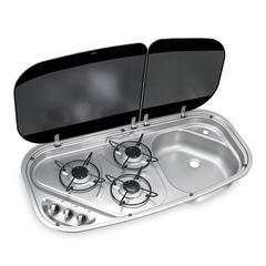 Dometic HSG3436 - 3 Burner Hob and Sink