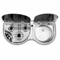 Dometic-Smev 8123 Sink ~~~ 3 Burner Hob Combination