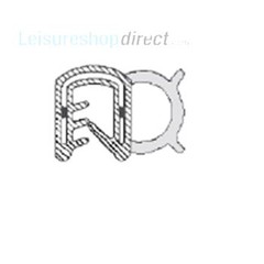 Rubber Draught Excluder - Self Grip