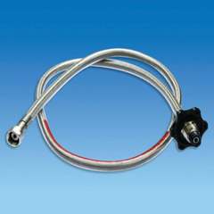 Gas Hose Propane 750mm stainless steel
