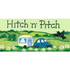 Hitch ^^^n^^^ Pitch Caravan Smiley Sign