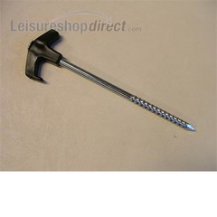 Hard ground screw peg