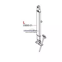L.H Leg Fiamma F45TiL + Zip Awnings 4.0M - 6.0M Polar
