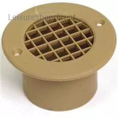 Round Floor Vent and Long Tail 75mm