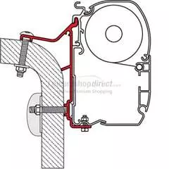 Fiamma Installation Kit Hymer Van/B2 - BRACKETS