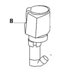 Pump Housing for Thetford Porta Potti 465 - Granite