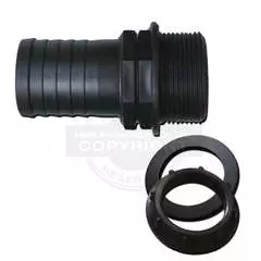 3/8$$$ (10mm) Hose Straight Nut In Tank Fitting