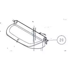Flip Top Cover Thetford N145 Fridge