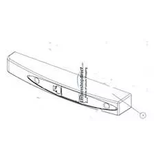 Control Panel LCD Curved for Thetford Fridges - (Cover only)