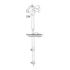 IXL - CM-central cross, with B-pole 10/18 for Ventura Standard Awnings