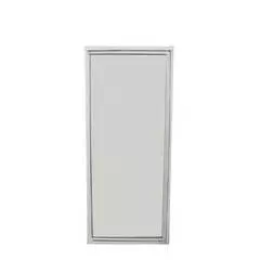 Shower door and frame