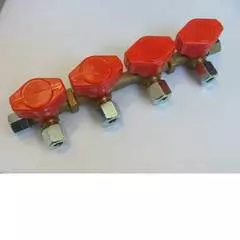 Camper van conversion gas fittings