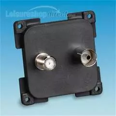 TV and Satelite Socket - dark grey