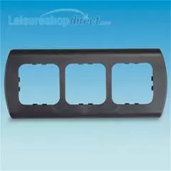 C-Line 3 Way Faceplate - black
