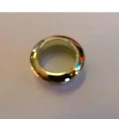 Rosette for mini push button, gold