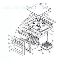 Spinflo Mk3 SOH72000 Series 4 Burner Hob and Oven Spare Parts