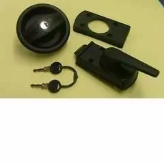 Vecam Caravan Door Lock -  black