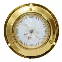 AAA 12V Brass Dome Light Natural White LED 106mm 3$$$ Dome