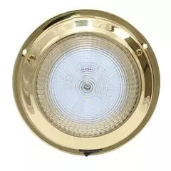 AAA 12V Brass Dome Light Natural White LED 137mm 4$$$ Dome