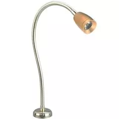 AAA LED Flexible Reading Light Brass