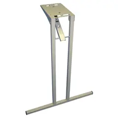 AG 700mm Gemini Folding Table Leg Silver Sand