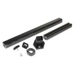 AG Black Adjustable Telescopic Table Legs 500 to 750mm (Pack of 25)