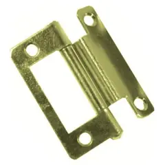 AG Cranked Flush Hinge Brass
