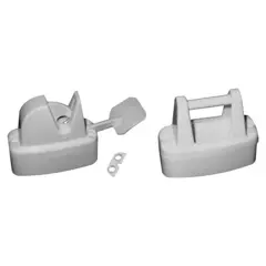 AG Lever Release Door Retainer White