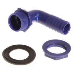 AG Plastic 20mm Angled Connector 3/4~~~quot; BSP (Pack of 10)