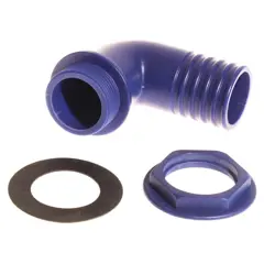 AG Plastic 40mm Angled Connector 1 1/4~~~quot; BSP (Pack of 10)