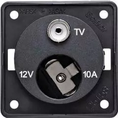 Berker 12v cigar/tv point black