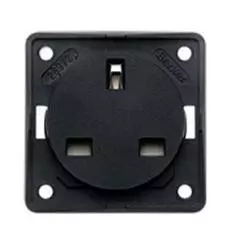 Berker 13A Socket - black