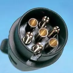 Black ^^^N^^^ Type 7 pin plug