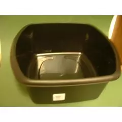 Black Rectangular Bowl