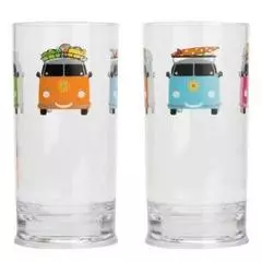 Camper Smiles Tall Tumbler (x2)