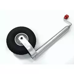 Caravan Jockey Wheel complete 48mm shaft, pneumatic tyre