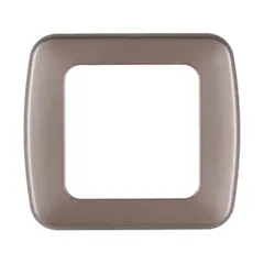 CBE 1 Way Nickel Flatline Decorative Frame