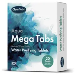 Clean Tabs Aqua Clean Mega Tabs (20 Tablets)