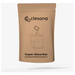 Clesana Super Absorber 20 Bags for Waterless C1 Toilet