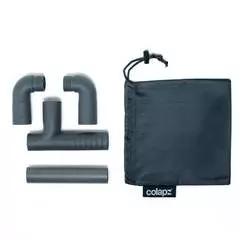 Colapz Flexi Waste Pipe Double Adaptor